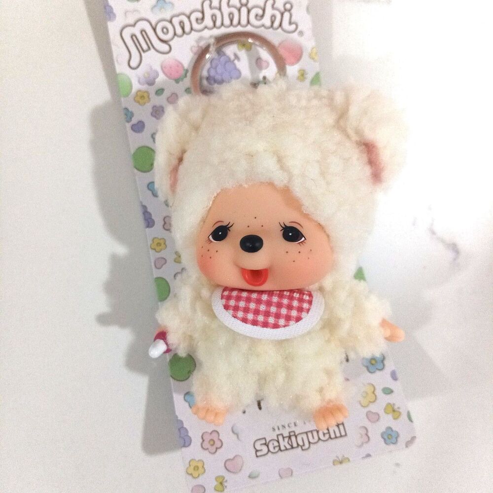 Monchhichi  friends chamu sheep keychain